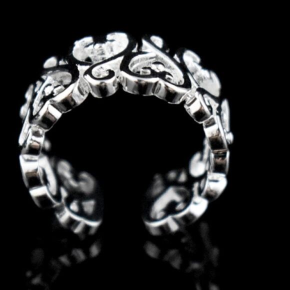 Decorative Hearts Ring  - Picture 2 of 4